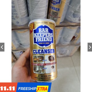 Bột Làm Sạch Đa Năng Bar keepers friend ( BKF ) sạch bong kính, vòi, xoong nồi, vết ố,...