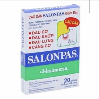 Salonpas hộp 20 miếng