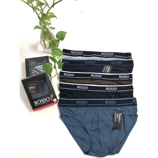 [CHÍNH HÃNG] (SP BÁN CHẠY)Quần lót nam thun cotton tam giác Rosso thấm hút mồ hôi