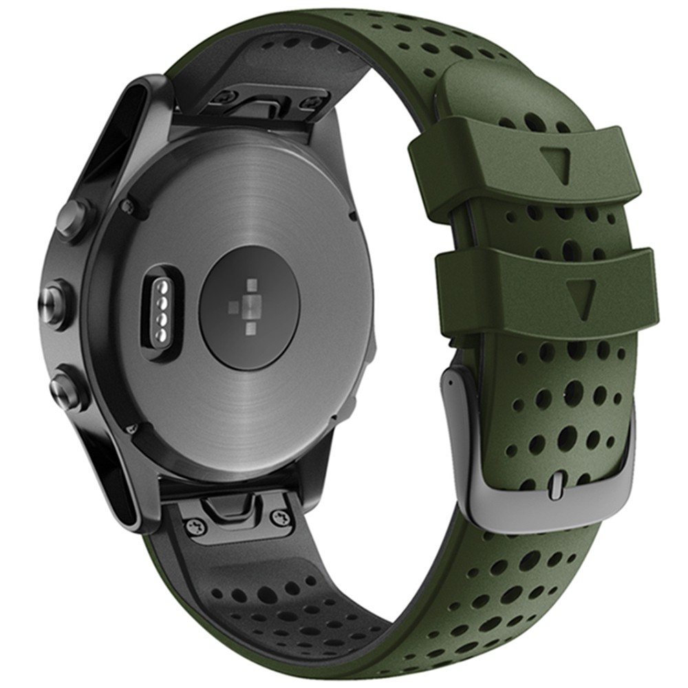 Dây đeo silicon 22mm thoáng khí cho đồng hồ thông minh Garmin Fenix 6 / Fenix 6 Pro Fenix 5 / Fenix 5 Plus / Forerunner
