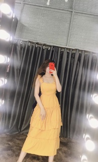 Váy maxi tầng