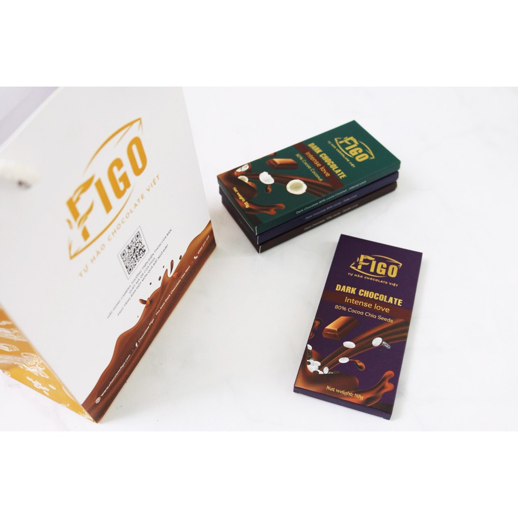 [Hộp Quà + Túi] Combo Hộp quà tặng kèm túi xách ChocolateFigo dùng đóng gói quà siêu đẹp, chất lượng [Không kèm socola] | BigBuy360 - bigbuy360.vn