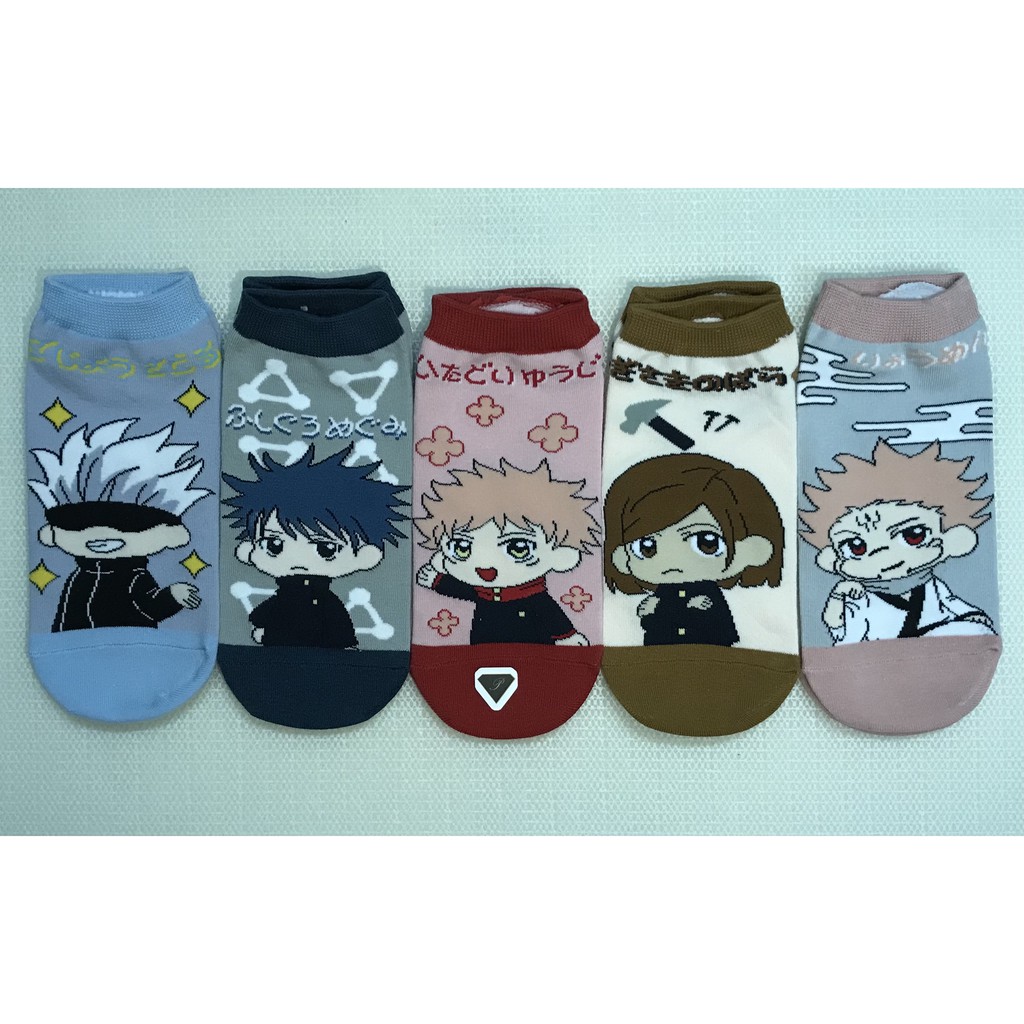 OtakuTPstore Tất vớ anime hoạt hình One Piece Kimetsu no Yaiba Demon Slayer Jujutsu Kaisen Harry Potter Snoopy