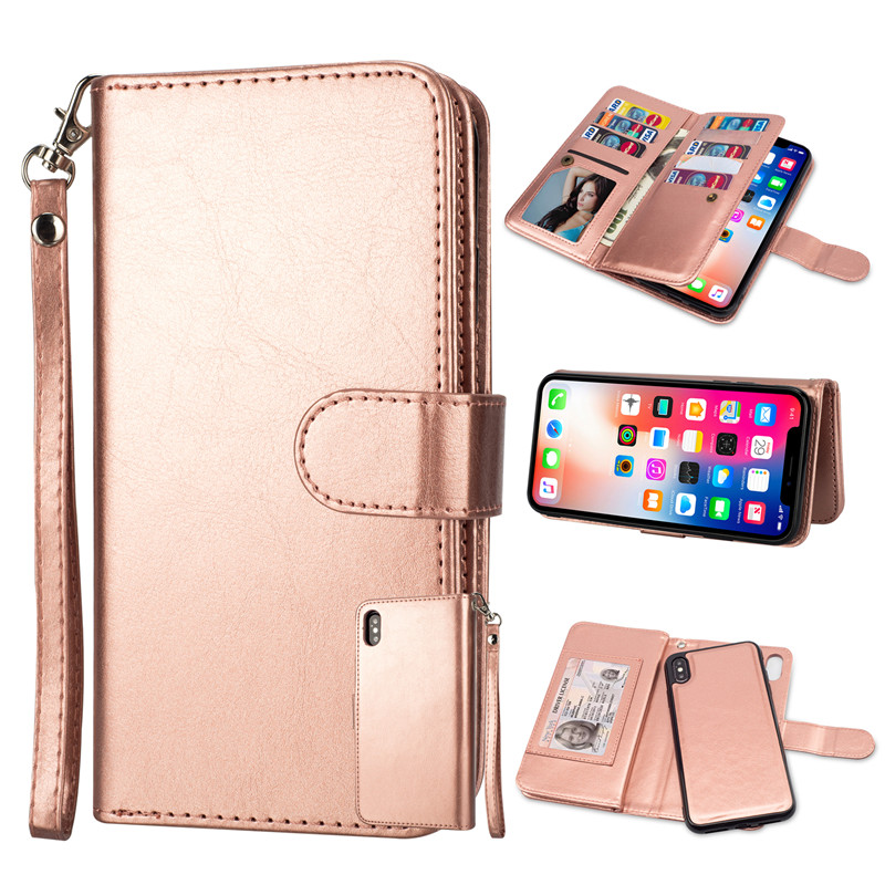 Casing Samsung Galaxy S10 Note 10 Plus Note 9 Note 8 A71 A51 Split Flip Leather Case Wallet Card Slot Single Shell Holder Cover