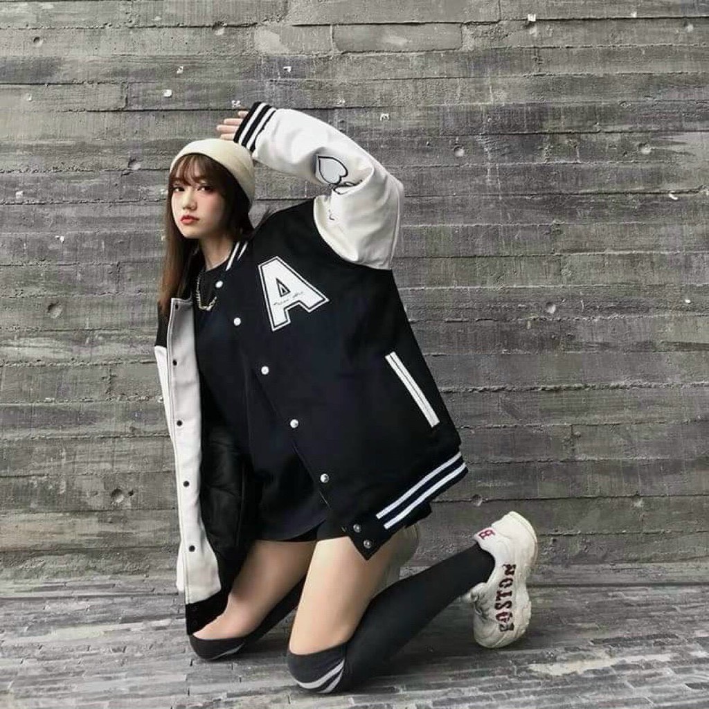 Áo Khoác Nữ, Áo Khoác Bomber Chữ A Chất Umi Freesize Hot Hit