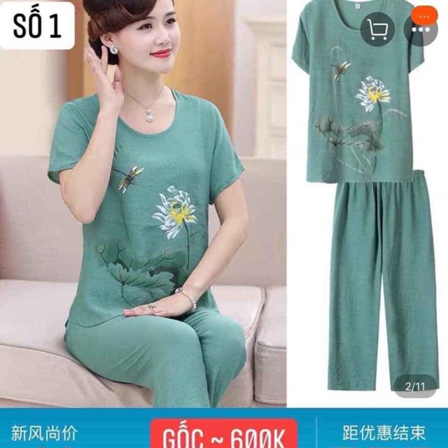 Bộ đũi hè tặng mẹ