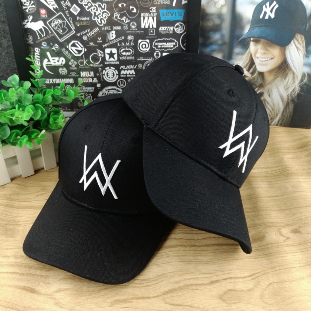 Nón kết in họa tiết alan walker siêu hot hot bẳt trend hiện nay - Nón lưỡi trai NY năng động cá tính dễ phối đồ