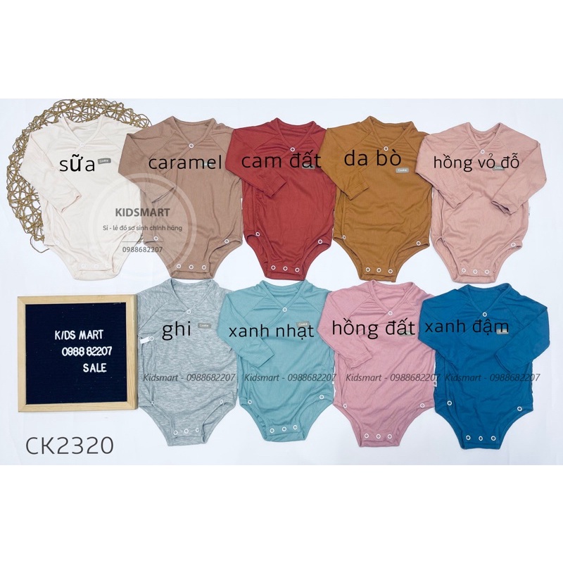 Cookie - Bodysuit chíp dài tay cài chéo CK2320