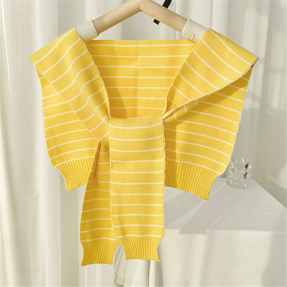 WONDER Cổ Áo Giả Dệt Kim Chống Gió Có Thể Tháo Rời Thời Trang Thu Đông Cho Nữ