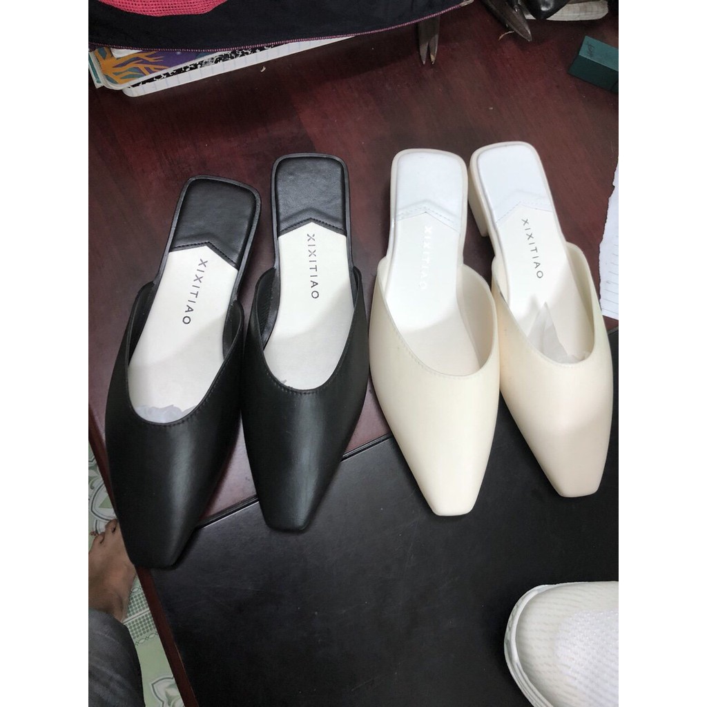 ] giày sục trơn dáng cơ bản ( đi rộng mới đẹp) mã 008