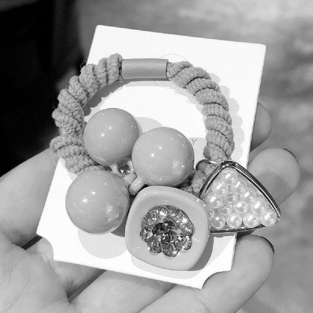 Dây Cột Tóc Đính Hạt Lấp Lánh Dễ Thương Cho Nữ