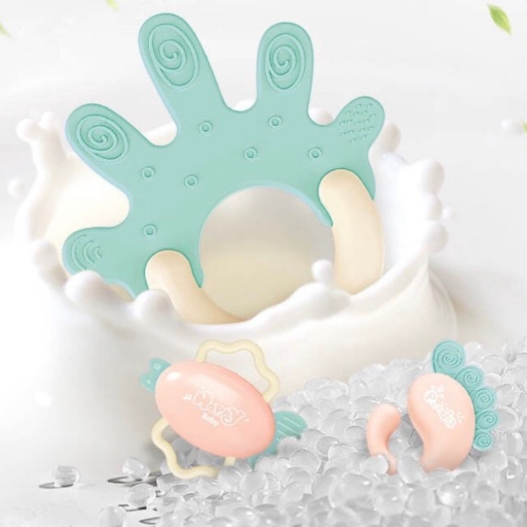 Bộ Đồ Chơi Gặm Nướu Baby Rattles 5 Món Cho Bé Trai Bé Gái