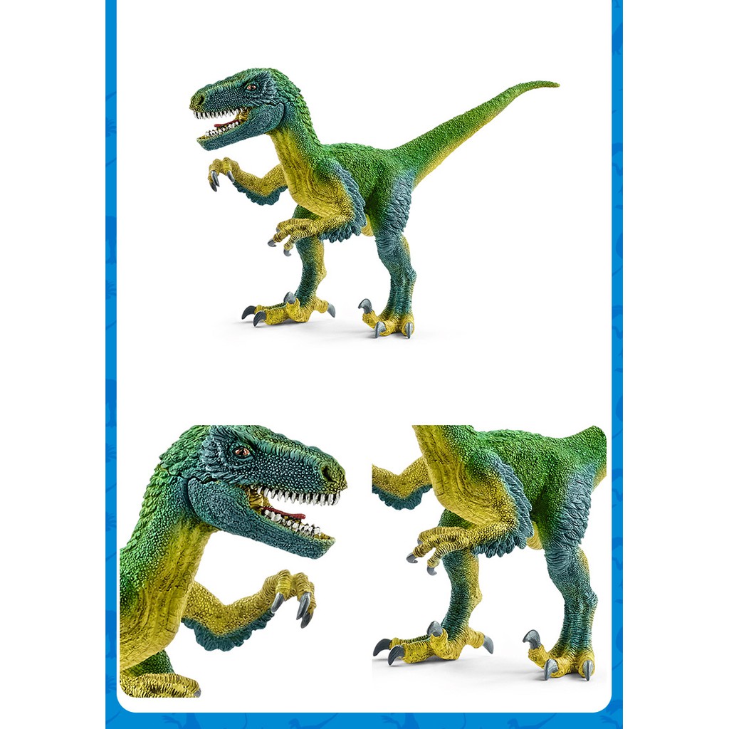 Mô hình Khủng long Velociraptor xanh SCHLEICH 14585