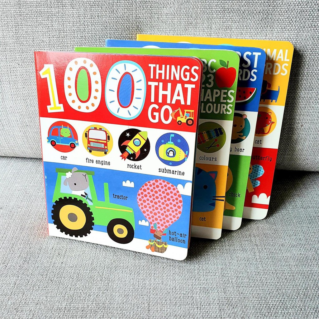 Sách Tiếng Anh 100% UK cho bé - 100 THINGS THAT GO