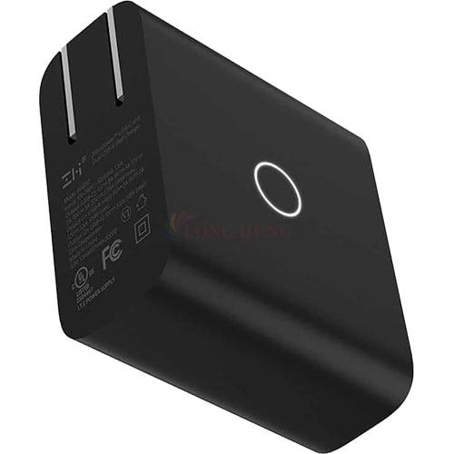 Combo cốc sạc Xiaomi ZMI 2USB 1Type-C 65W 2A + Cáp Type-C to Type-C 1.5m HA832 - Hàng chính hãng