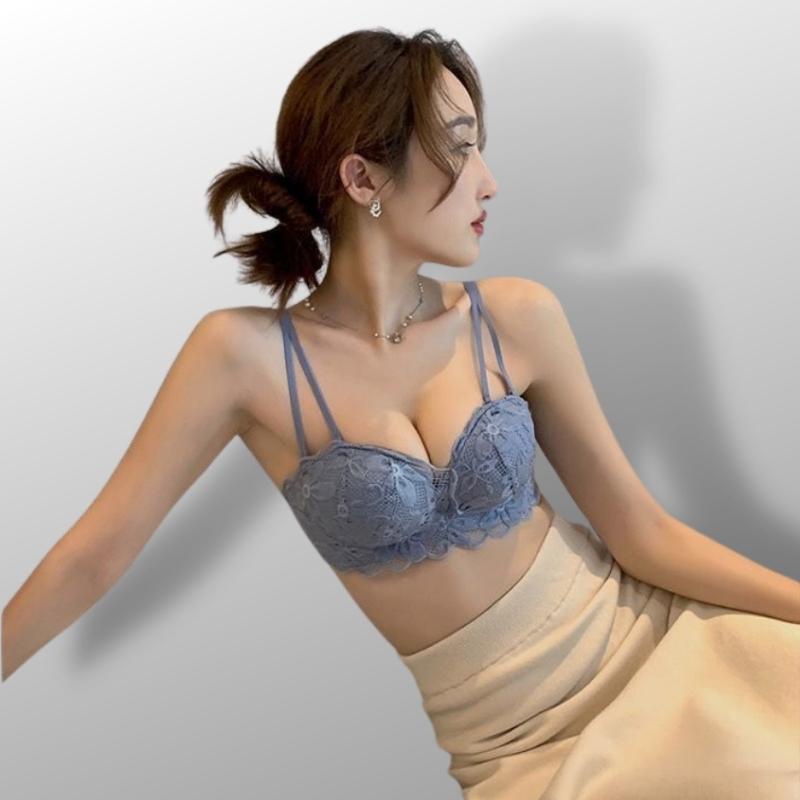 Áo Lót Nữ 2 Dây Nâng Ngực AN Ren Tạo Khe Ngực FL16