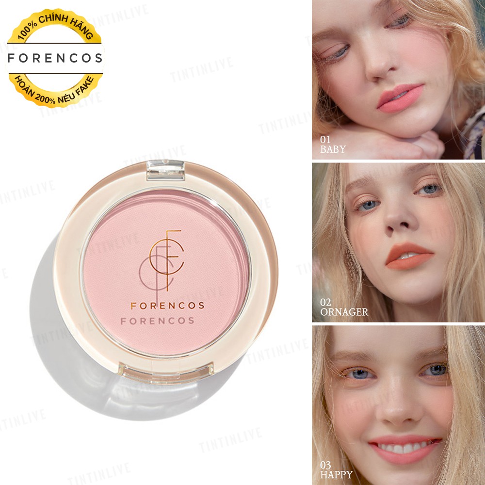 Phấn má hồng FORENCOS BARE BLUSHER 5g 05 màu tự nhiên