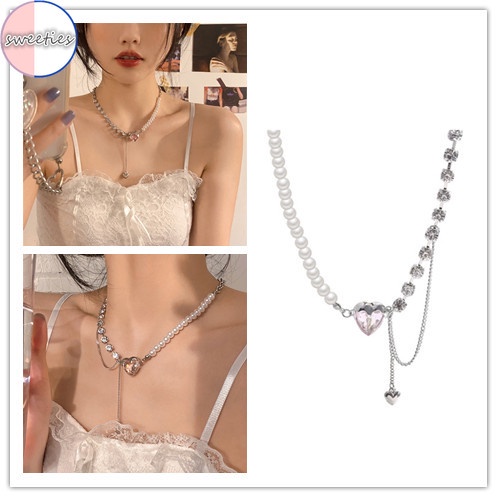 Vòng cổ Đính Ngọc Trai Sang Trọng Cho Nữ