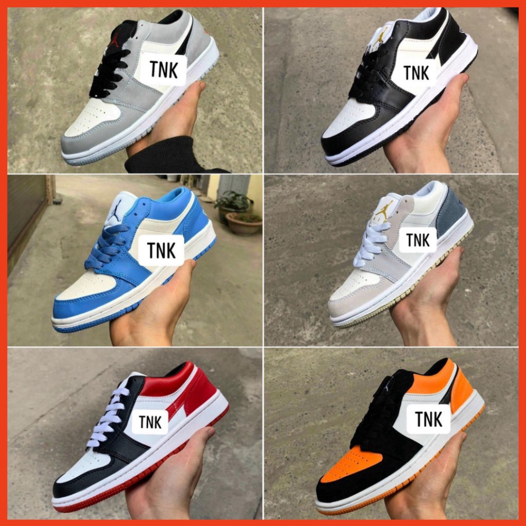 Giày thể thao nam nữ Jordan Panda cao cấp full box, giày sneaker cố thấp đẹp màu đen trắng, xám trẻ trung, sành điệu M6 | BigBuy360 - bigbuy360.vn