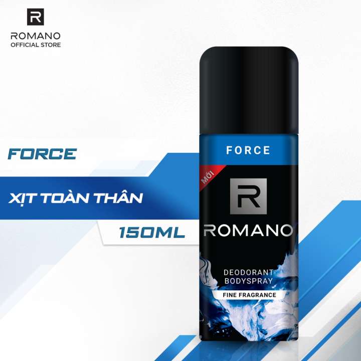 [GIFT] Xịt khử mùi toàn thân Romano Force 150ml