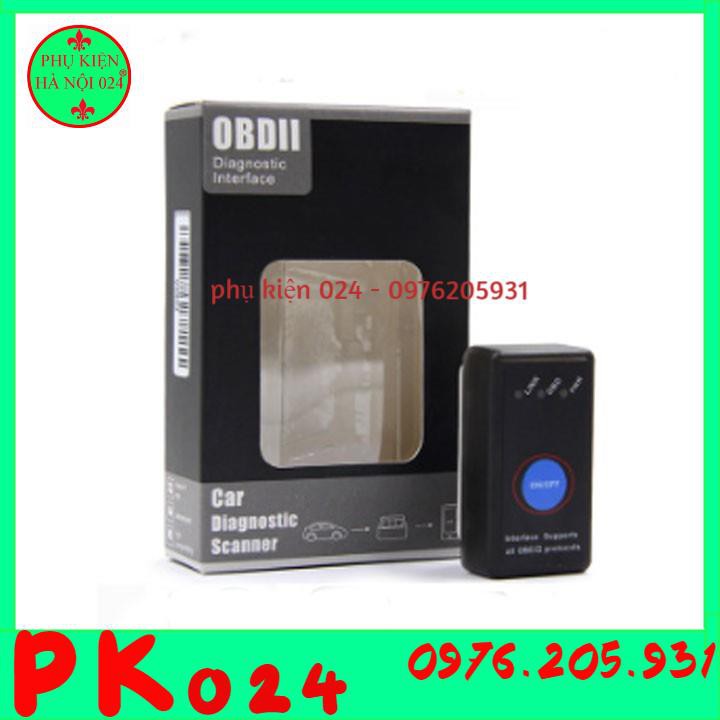 Đầu Độc Lỗi Mini OBD2 Bluetooth 4.0 Có Công Tắc Nguồn Phiên Bản Quét Mã QR Cao Cấp V06H4K-1