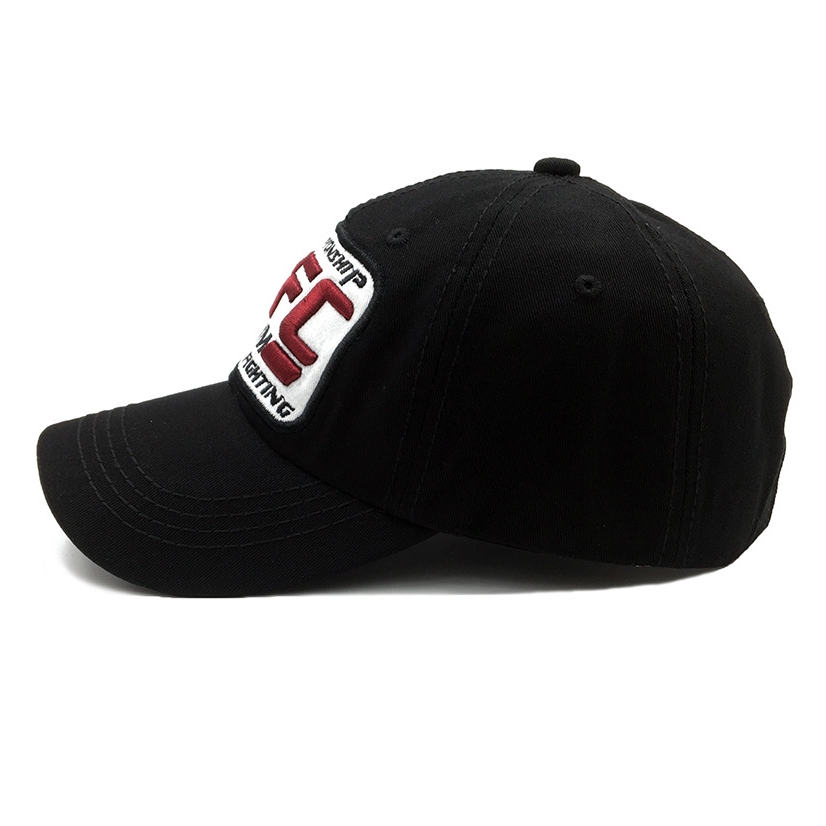 Mũ bóng chày cotton thêu UFC Tấm che nắng cho nam và nữ Mũ che nắng ngoài trời Mũ snapback Mũ bóng chày nam