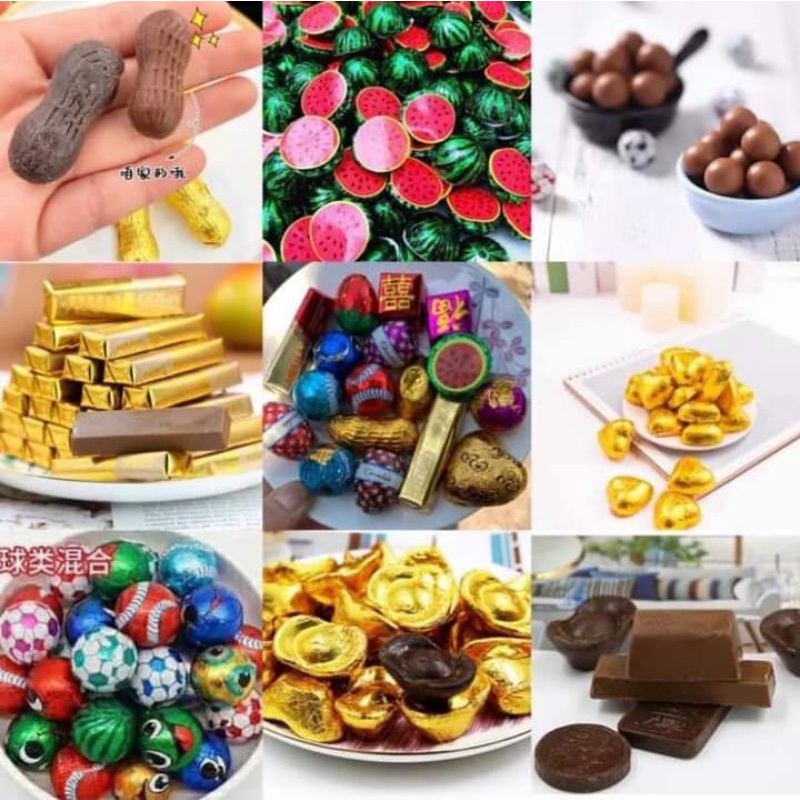500g kẹo socola mix nhiều hình