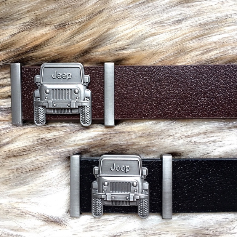 Thắt lưng da bò Nam khóa cài Cavil,Jeep cực bụi