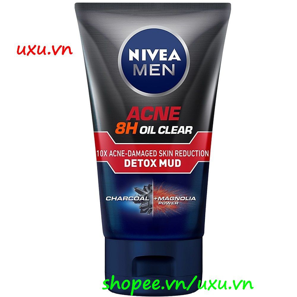 Sữa Rửa Mặt Nam 100G Nivea Men Bùn Khoáng Kiểm Soát Nhờn & Ngừa Mụn, Với uxu.vn Tất Cả Là Chính Hãng.