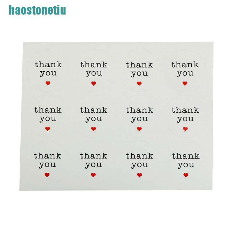 Bộ 120 Miếng Dán Chữ Thank You
