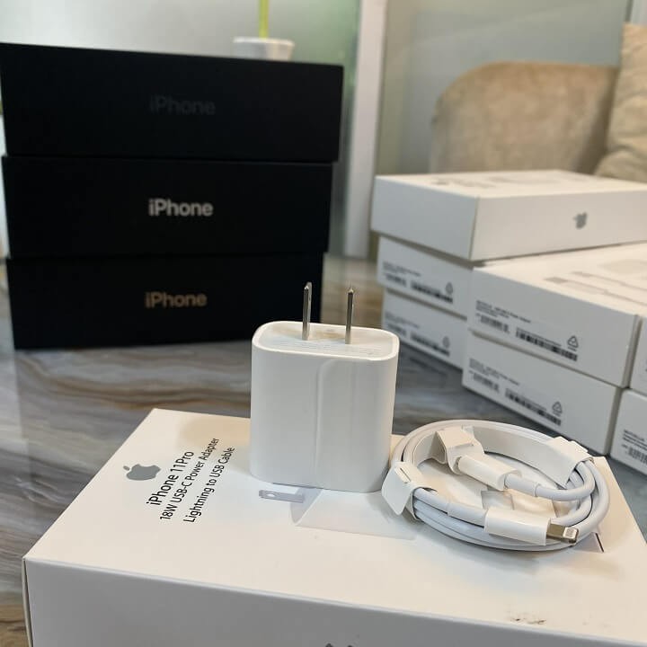 ( SẠC ZIN ) Bộ Sạc Zin, Sạc Nhanh  Iphone 20w 7,8,X,Xs Max, 11, 12 pro max, Sạc Nhanh Iphone,  - Bảo Hành Lỗi 1 Đổi 1