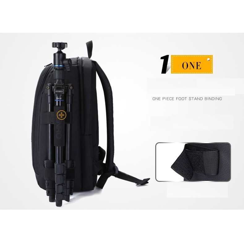 Ba lô chống sốc máy ảnh DSLR size to TẶNG ngay hộp đựng pin đèn flash