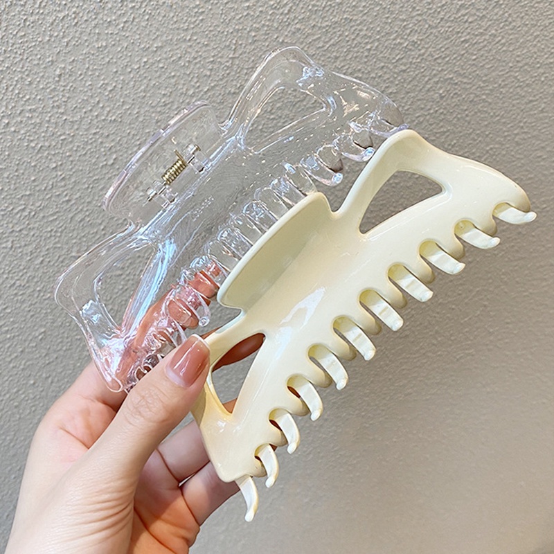 Kẹp Tóc Cá Mập 5Cm*14cm Thiết Kế Đơn Giản Thời Trang Cho Nữ