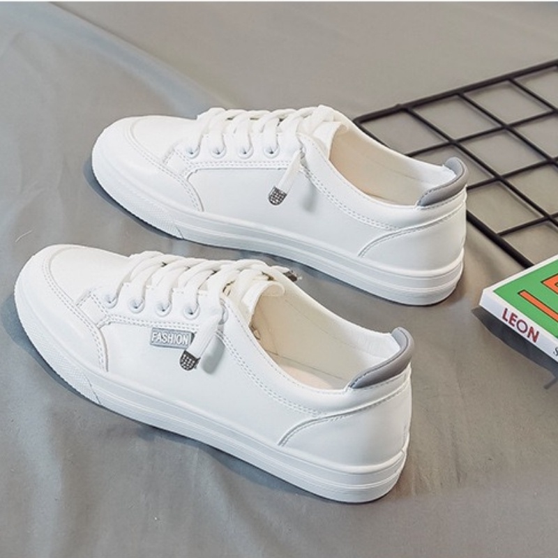 Giày thể thao nữ DVT hàng đẹp, đế cao su êm chân, chất liệu da PU cao cấp, phù hợp đi hàng ngày