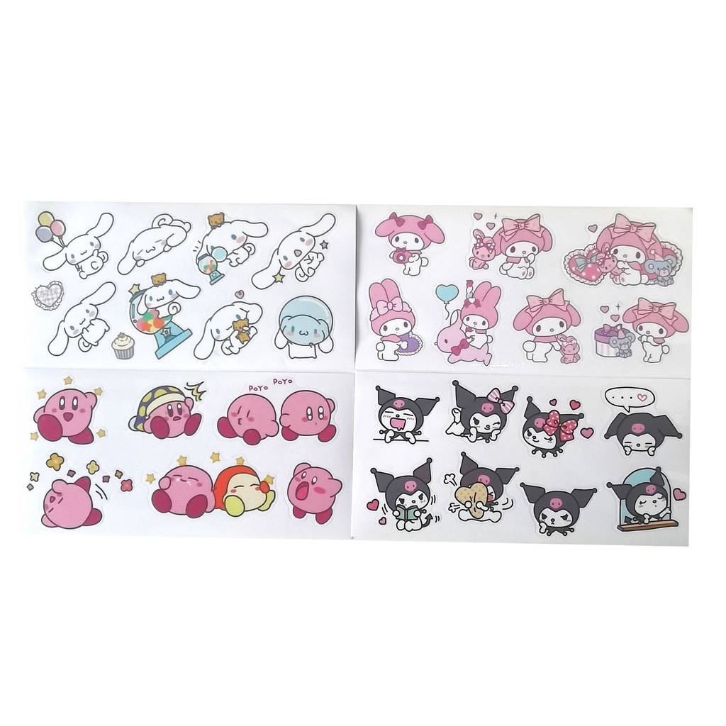 Nhãn dán dễ thương hoạt hình Nhật Bản trang trí sổ tay,album,ipad sáng tạo DIY tkhông thâm nước ND48