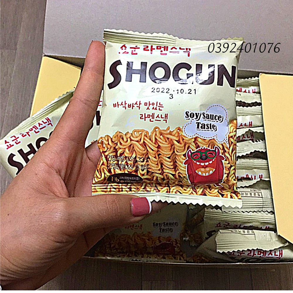 1 Gói Mỳ tôm trẻ em ăn liền Shugon Giòn Rụm