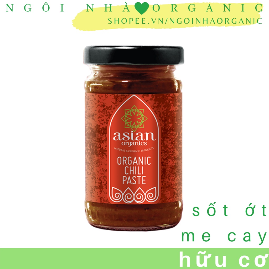 Sốt ớt me cay Thái hữu cơ Asian Organics 120g Organic Thai Chili