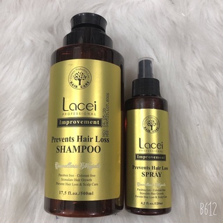 Dầu gội chống rụng tóc và xịt dưỡng kích thích mọc tóc Lacei