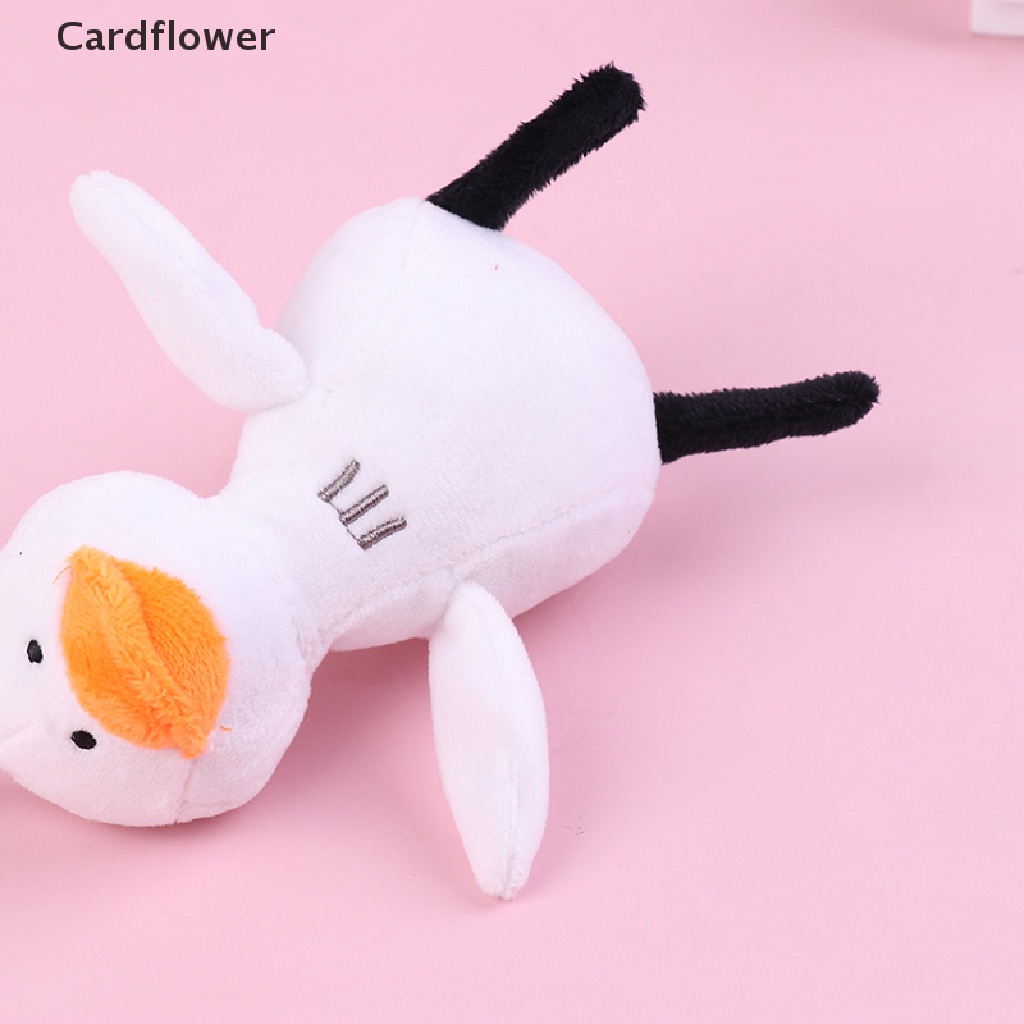 < Cardflower > Móc Khóa Xe Hơi / Túi Xách Hình Vịt Nhồi Bông Đáng Yêu Dành Cho Cặp Đôi
