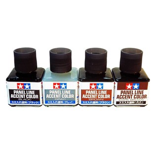 Dung Dịch Kẻ Lằn Chìm Tamiya Panel Line Accent Color Black/Brown/ Dark Brow 40ml