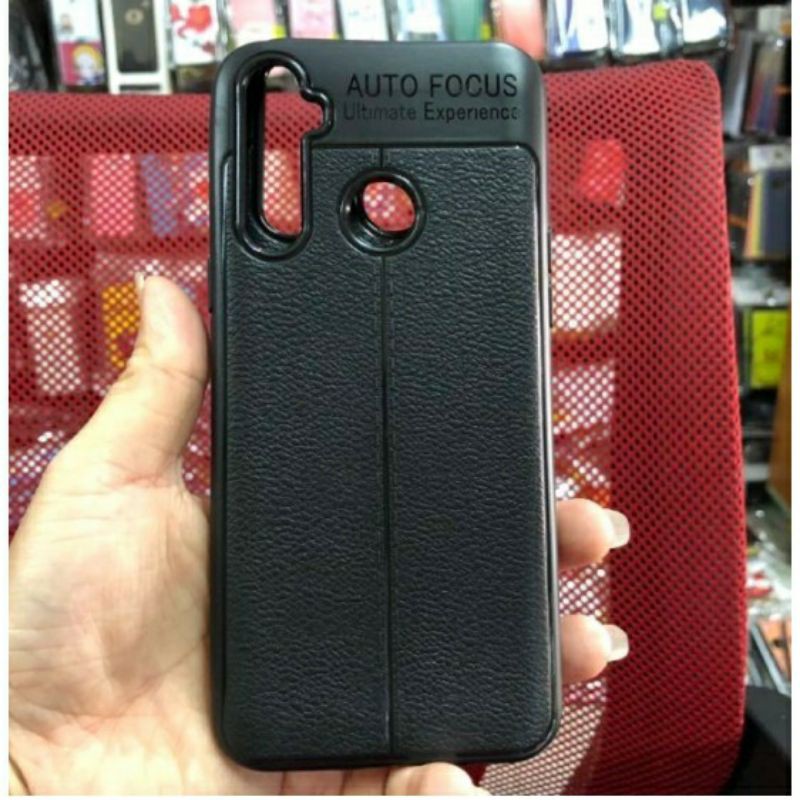 Ốp lưng dẻo giả da Auto Focus Oppo realme 5 /realme 5 pro/realme c3/c3i/realme 5i cao cấp