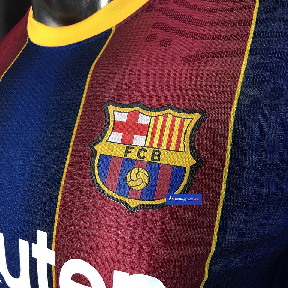 Áo đấu Barca xanh sọc đỏ sân nhà 2020-2021, áo Barca xanh sọc đỏ sân nhà 2020-2021 SF (Thái Lan)