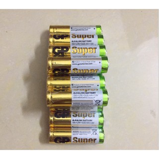 Pin AA GP Super Alkaline, Pin Tiểu GP ( 1 Vỉ 4 Viên)