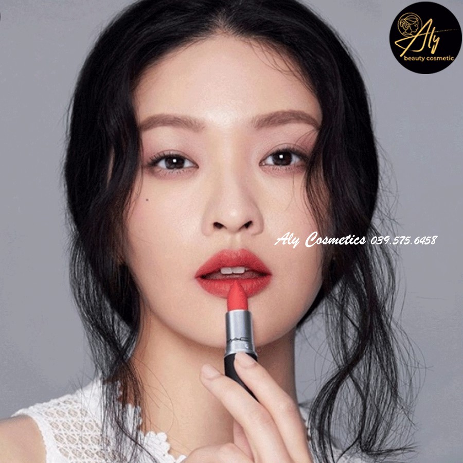 [CAM KẾT 💯] Son MAC Mandarin 308 Màu hồng san hô – Power kiss lipstick