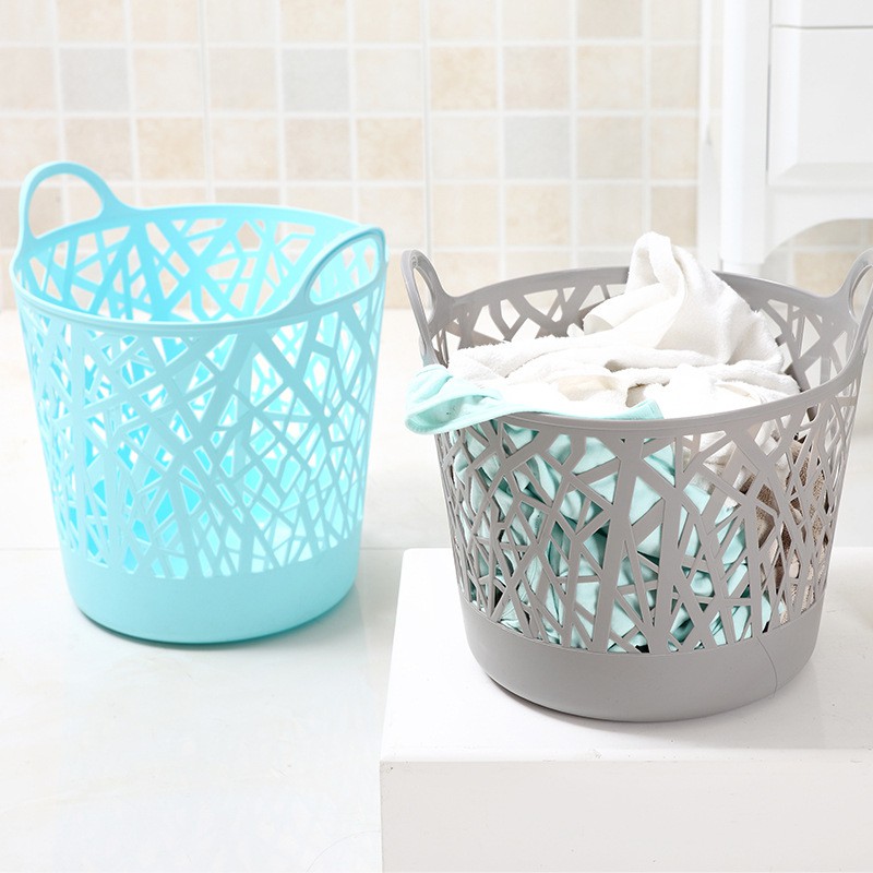 [Chỉ còn màu trắng] Giỏ đựng đồ giặt Homestar 45x39x40cm (Nhập khẩu và phân phối bởi Hando)