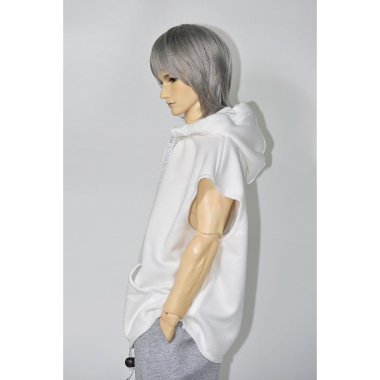 Bộ Áo Hoodie Không Tay + Quần Dài Thời Trang Cho Búp Bê Nam Và Nữ 1 / 3