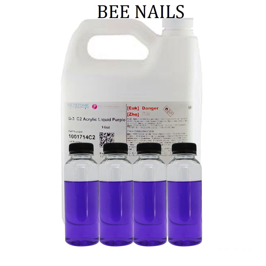 Dung dịch tím Mỹ chuyên dụng đắp bột, nặn hoa BEE NAILS shop