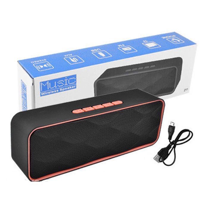 LOA MINI NGHE NHẠC SC211 LOA KẾT NỐI BLUETOOTH ÂM THANH CỰC ÊM VỚI HỆ THỐNG 2 LOA