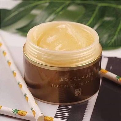 Kem dưỡng ẩm, chống lão hóa Aqualabel Shiseido Special Gel Cream  màu vàng 90g