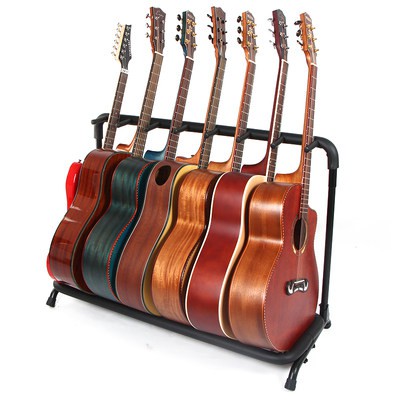 Giá đỡ nhiều nhóm Giá đỡ dài 3/5/7/9 điện Guitar gỗ ballad cổ điển Bass phổ biến